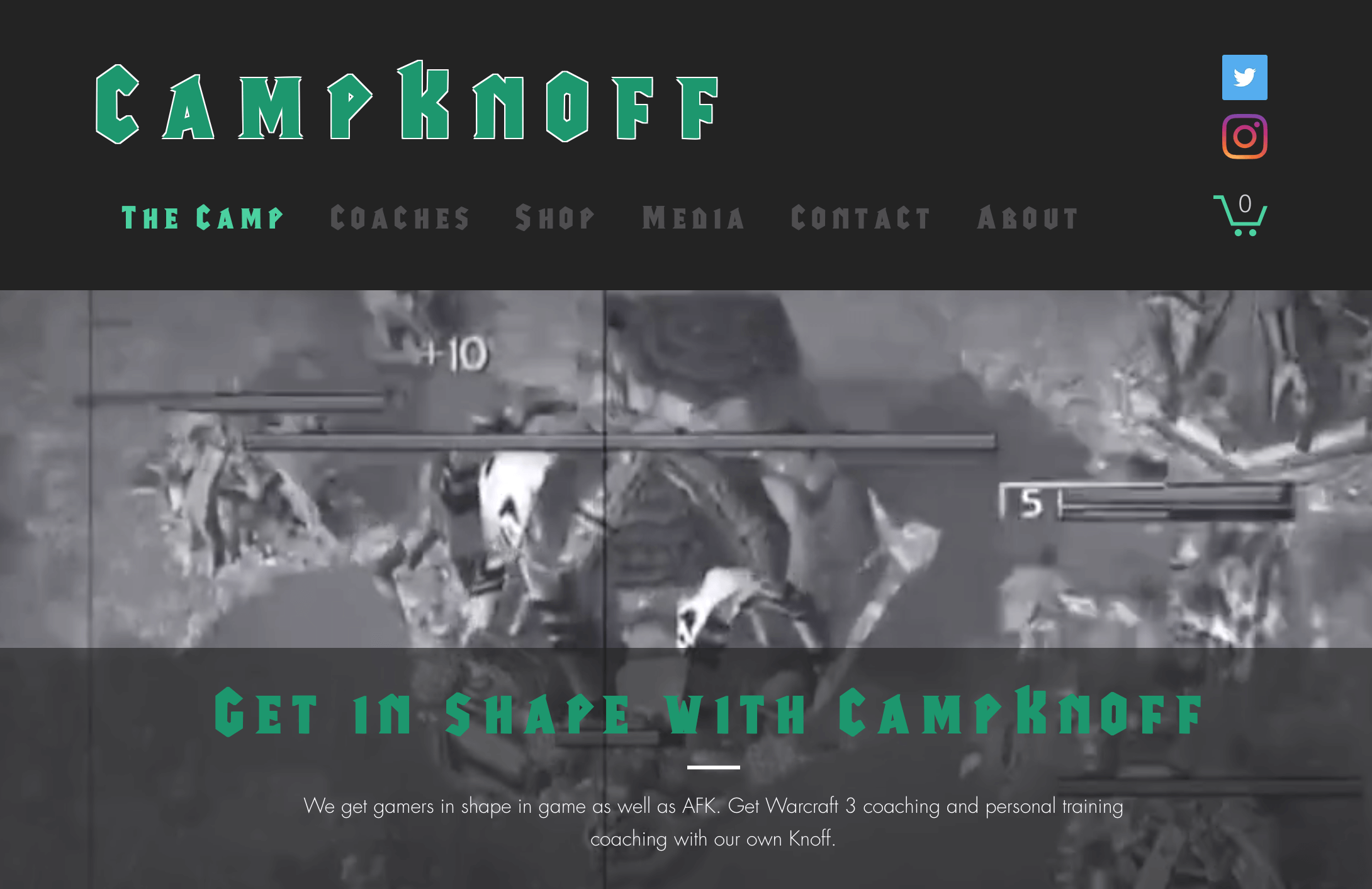 Screenshot from Camp Knoff website